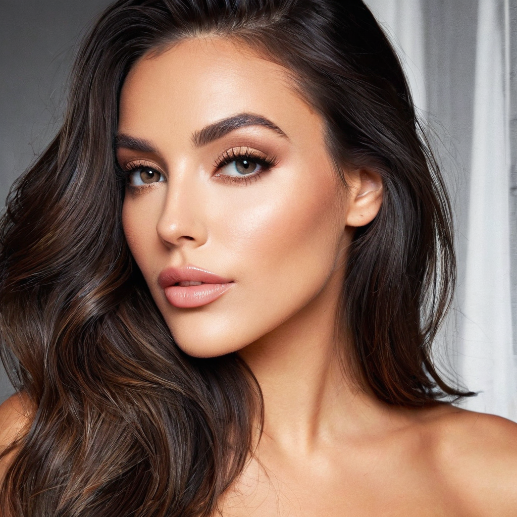 extremely beautiful face